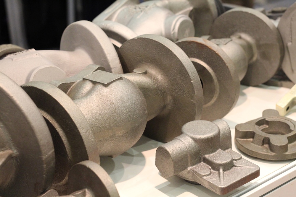 Castings from alloyed and stainless steels. Castings from bronze of aluminum, brass, copper. Casting metals. Foundry. Manufactory.