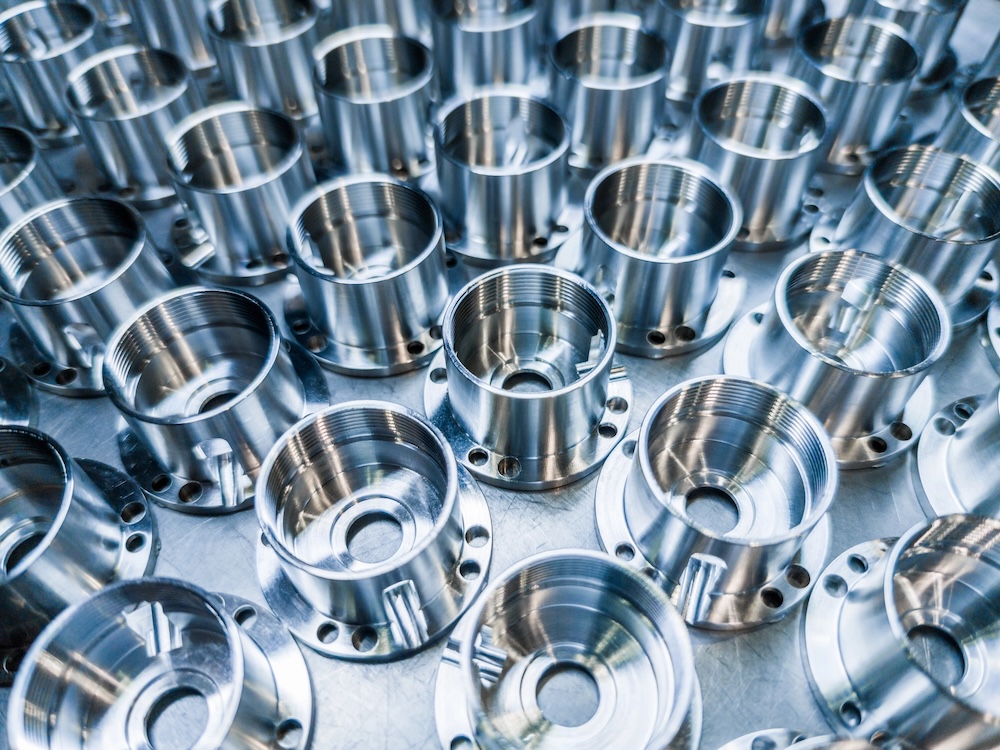 aluminum billet machined in our lather department